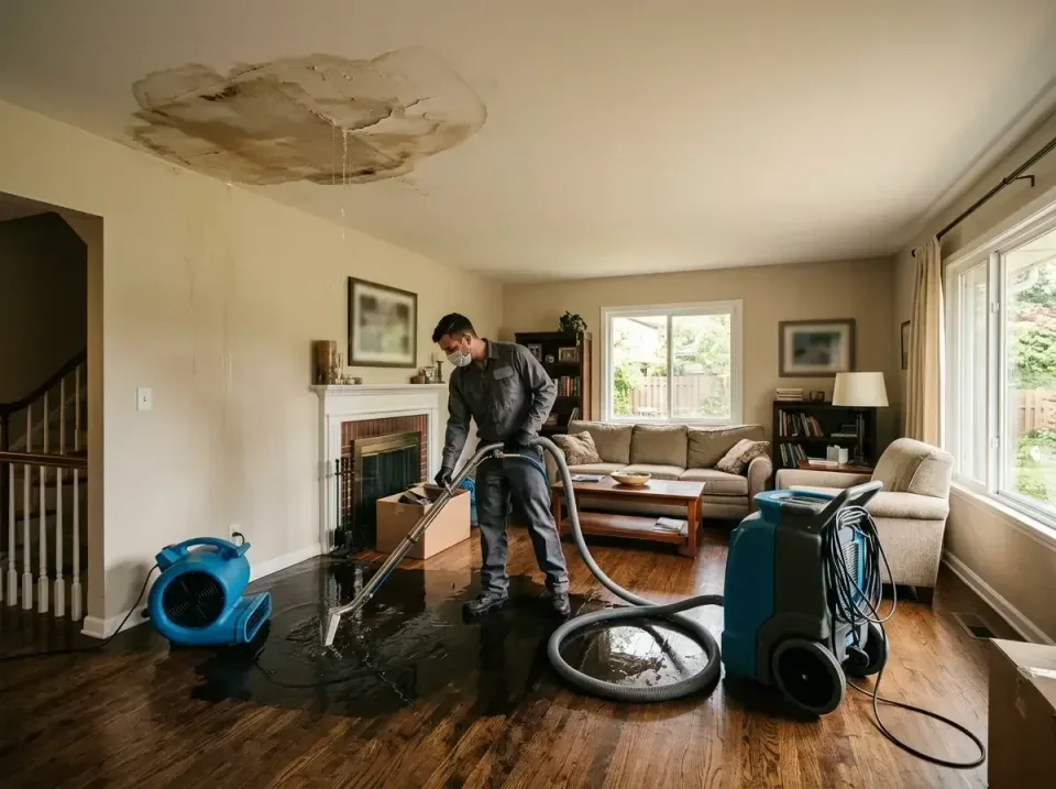 attic-pipe-burst-ceiling-drip-008 — frequently asked questions, Water Damage Restoration & Carpet Care in Bayside, WI